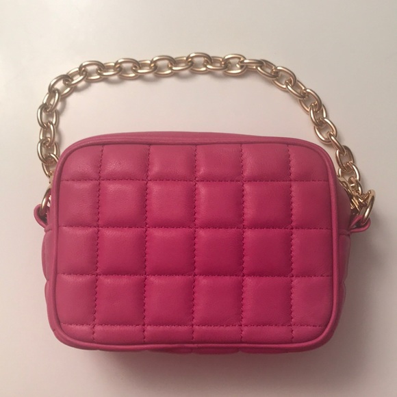 BCBGMaxAzria Pink leather Evening bag — BRAND NEW - Picture 1 of 5